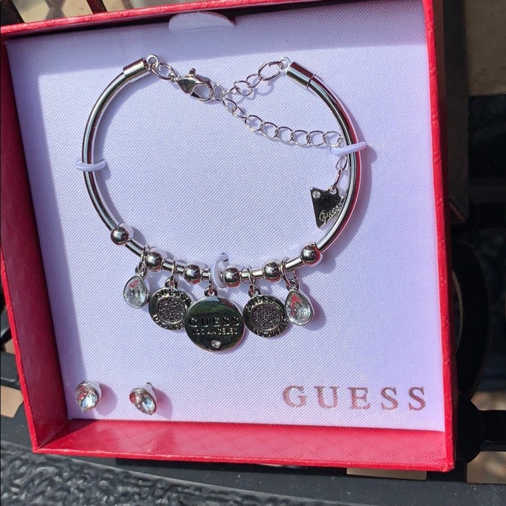 GUESS Bracelet with Earring Set